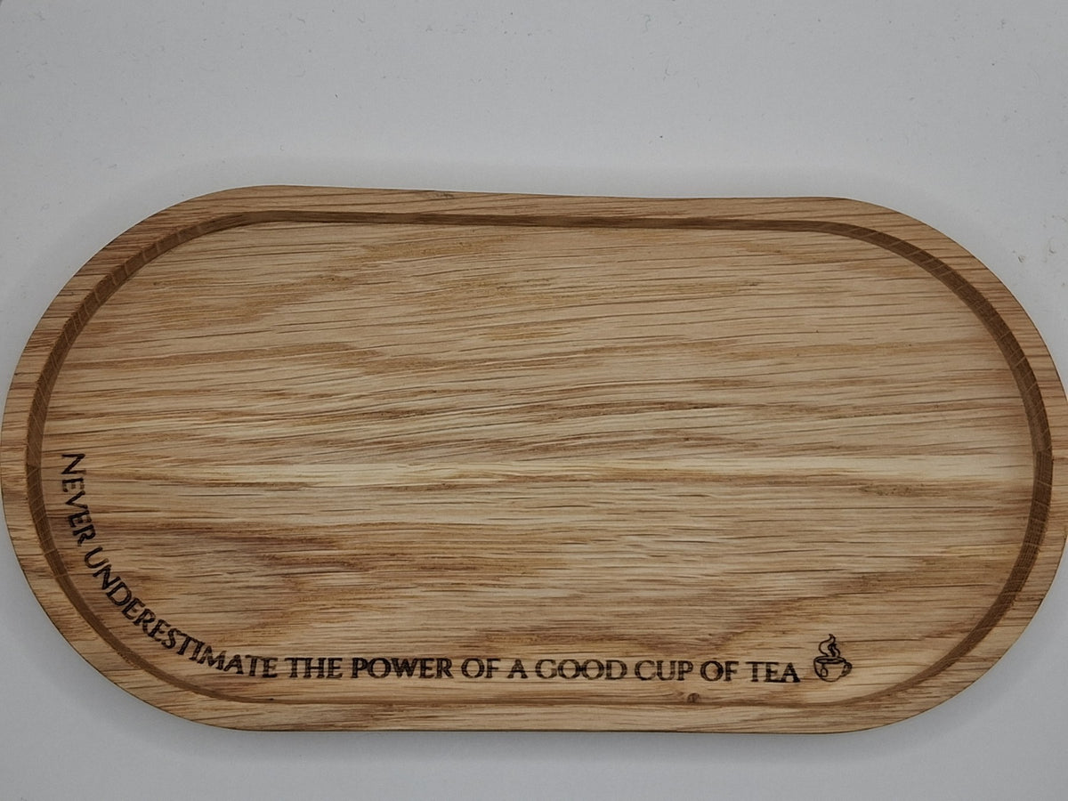 Koffie & Thee-plank – Never Underestimate Tea (S)