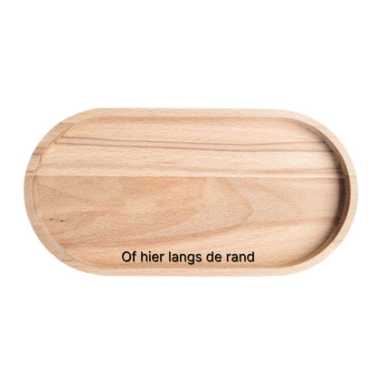 Serveerplank beuk (small) – persoonlijk gegraveerd