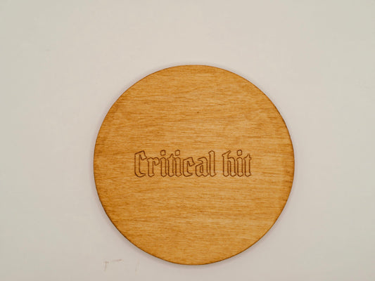 D&D onderzetter - Critical hit