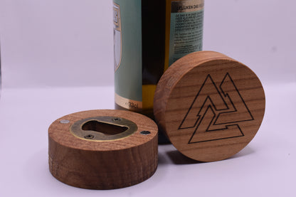 Flesopeners 2-pack in massief iep (D20/Viking)