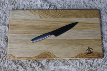 Shadow Stories #001 — Surfer (Eiken 45×25×1,5 cm)