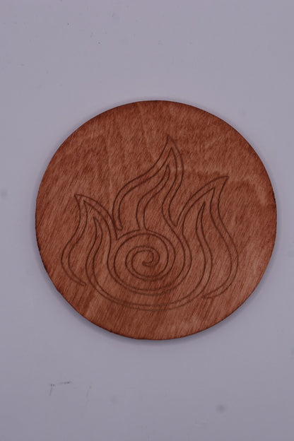 Avatar Element Coasters – Color (Set van 4)