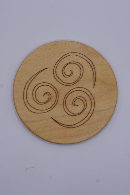 Avatar Element Coasters – Natural (Set van 4)