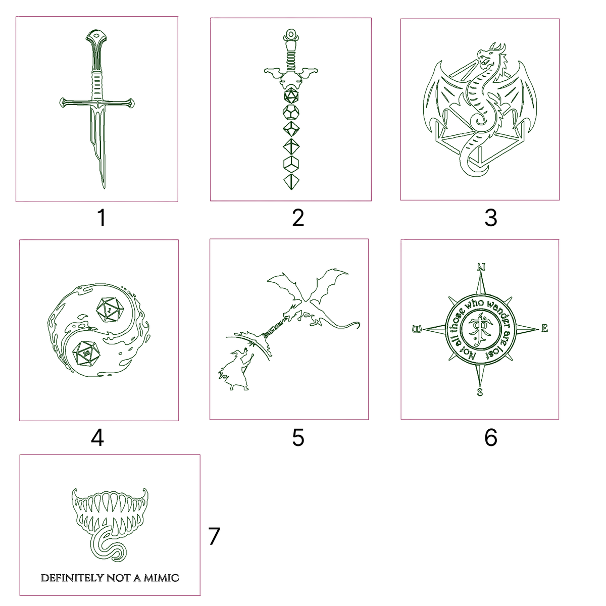 Relic Box (4 dice sets) - Classic