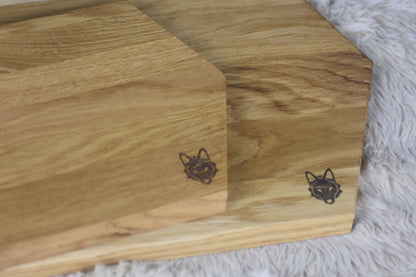 Eiken duo-set met dezelfde lijnen en nerf, Oakline 40 + 25