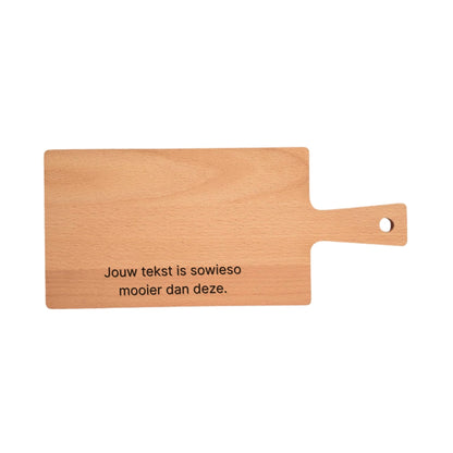 Tapasplank beuk (medium) – persoonlijk gegraveerd