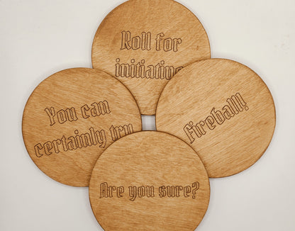 D&D Onderzetters – Mix & Match Set (4 of 6)